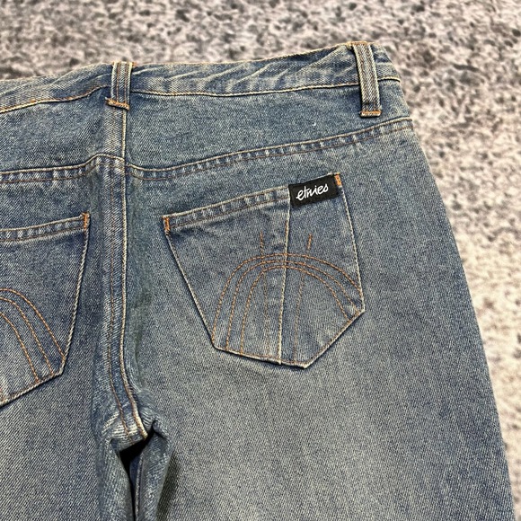 NEW Etnies Jeans Womens 7 (32x32) Blue Low Rise Bootcut Skater Vintage Y2K - Picture 4 of 16
